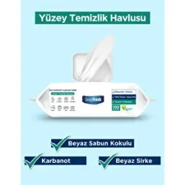 Deepfresh Yüzey Temizleme Havlusu 100 Adet 2