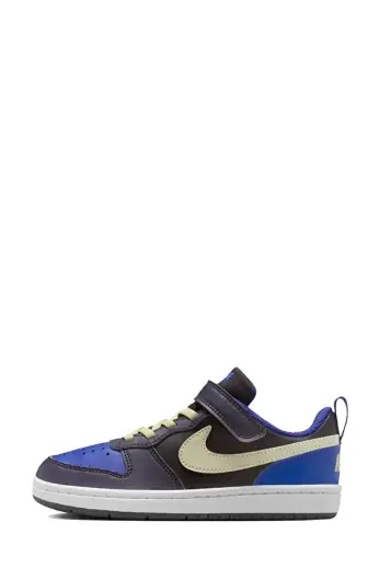 Court Borough Low Re Siyah Erkek Çocuk Sneaker