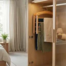 Ahşap Pantolon Askısı Naturel 2