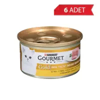 Gourmet Gold Kıyılmış Tavuklu Yetişkin Kedi Konservesi 85gr (6 Adet)