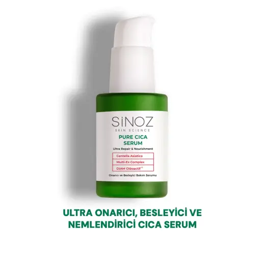 Sinoz Pure Cica Ultra Onarıcı ve Besleyici Bakım Serumu 30 ml
