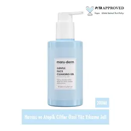 Maruderm Hassas ve Atopik Ciltler İçin Yüz Yıkama Jeli 200 ml 1