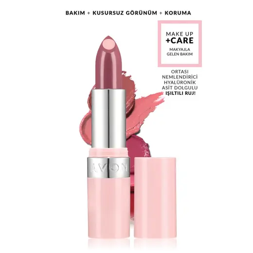 Avon Make Up +Care Hydramatic Işıltılı Ruj Mauvelous