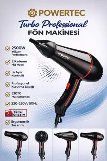 TR-601 model profesyonel fön makinesi