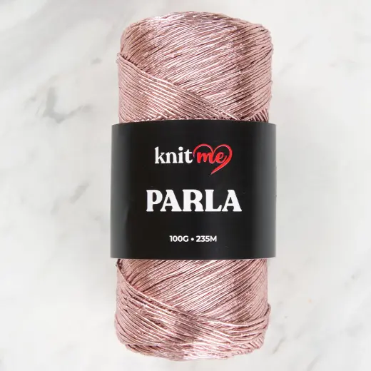 Knitme Parla Pudra Simli Örgü İpi