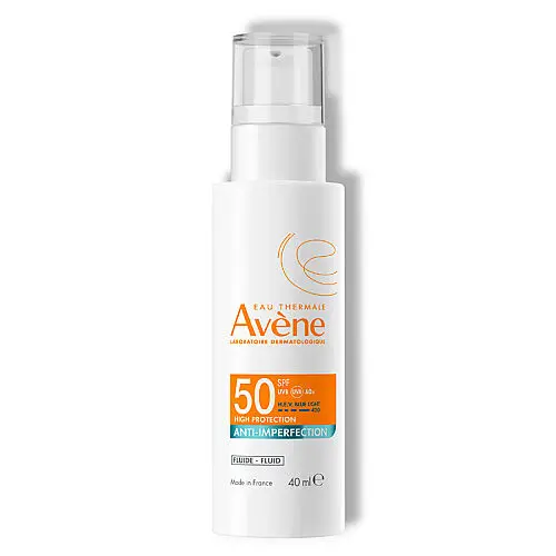 Avene Monolaurin ve Çinko Glukonat İçeren SPF 50 Düzensiz Ciltlere Özel Güneş Kremi 40 ml