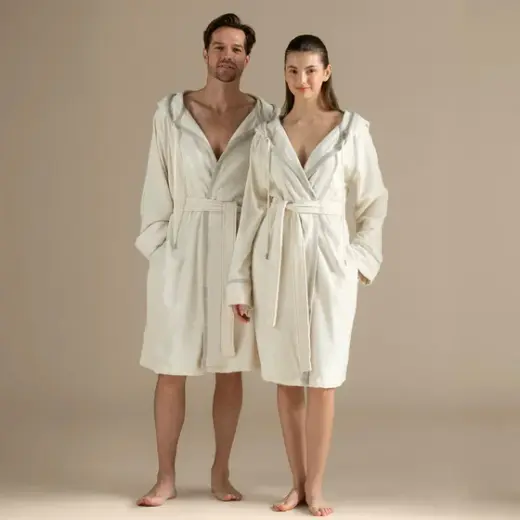 Ferme Bambu Unısex Bornoz Natural