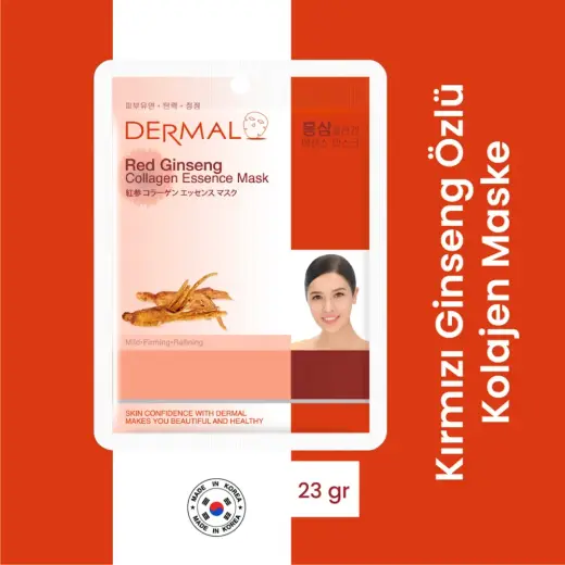 Dermal Kırmızı Ginseng Özlü Kolajen Maske 23 gr