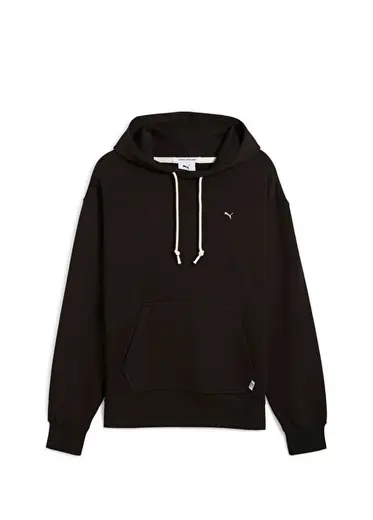 MMQ Black Havlu Kumaş Kapüşonlu Regular Fit Erkek Sweatshirt