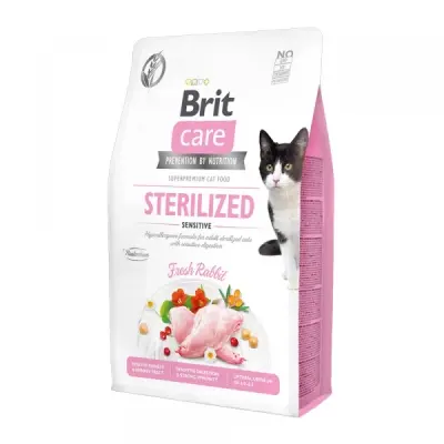 Brit Care Hipoalerjenik Sindirim Sistemi Destekleyici Tahılsız Kısırlaştırılmış Kedi Maması 2kg