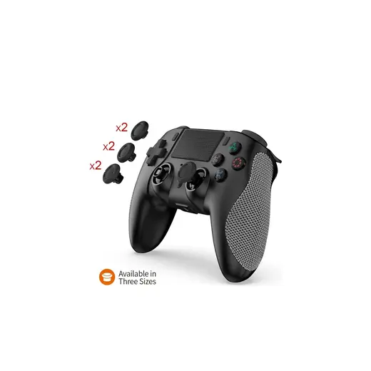 Comse Siyah Ps4 Kablosuz Oyun Kolu Bluetooth Joystick Android TV Uyumlu Ergonomik Tasarım