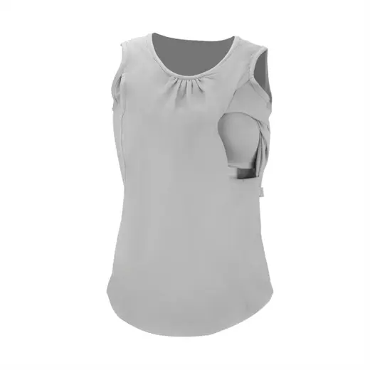 Bmom Hamilelik ve Emzirme Bluzu - Gri