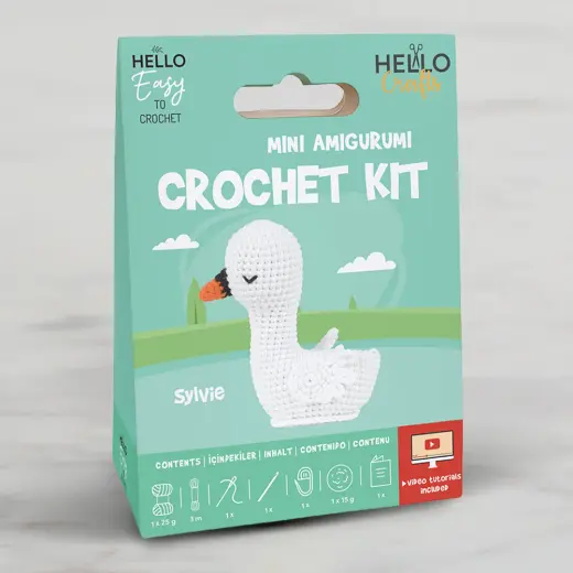 Hello Crafts Tığ İşi Mini Amigurumi Kiti - Sylvie - HC102