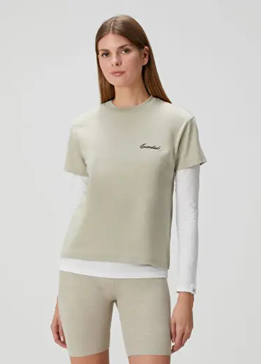 Classic Fit Gri T-shirt