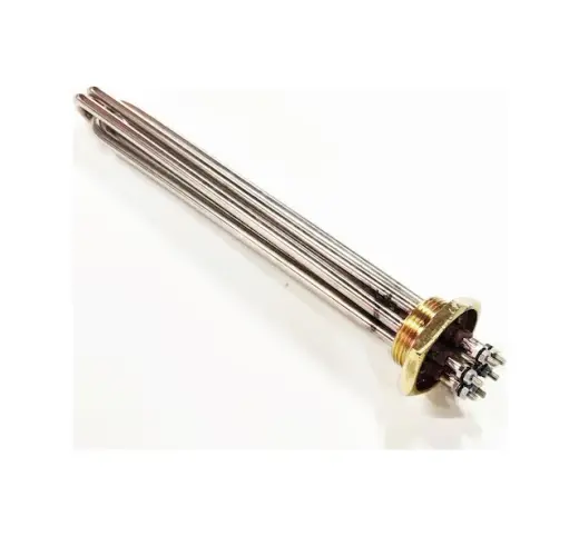 1 1/4 İnc 304cr Termovat Isıtıcı 380v Trifaze 30cm 7,5kw Termostatsız