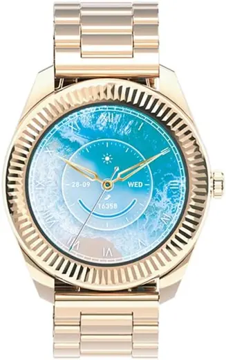 LENYES Kadınlar için LW-252 Akıllı Saat, Altın