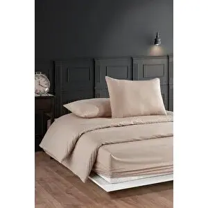 Formeya Çift Kişilik %100 Pamuk Lastikli Çarşaflı Nevresim Takımı 4 Renk 200x220 cm