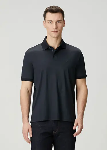 Lacivert Polo T-shirt