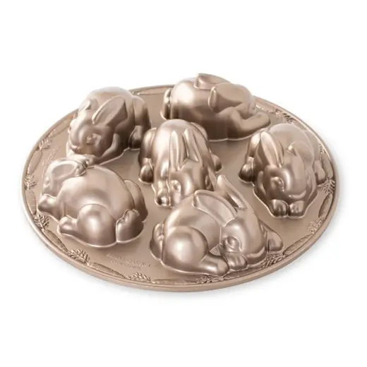 Nordicware Minik Tavşanlar Kek Kalıbı Platin