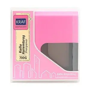 Kraf Kollu Kalemtraş Pembe 700g