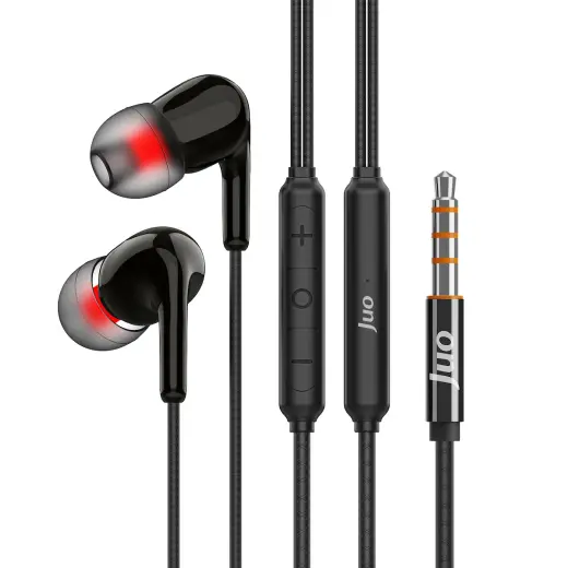 Juo 3.5 mm Jack Girişli Mikrofonlu Kablolu Kulak İçi Kulaklık