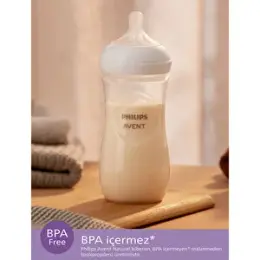 Doğal Tepkili Biberon PP 260ml 3-6 Ay 10