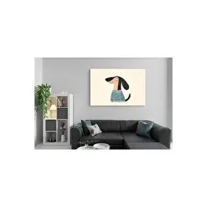 Mgi Design Lüks Çocuk Sanatı Tablosu Vintage Etkili Kanvas Tablo Ofis Duvar Tablosu | Modern Duvar Dekoru | Salon, Yatak Odası Ve Ofis İçin | Sanatsal Ev Dekorasyonu 35x50 cm