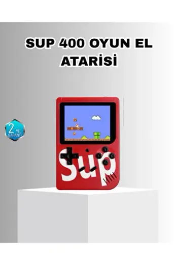 SUP Game Box El Konsolu – 500 Oyunlu, TV Bağlantılı, 5 Saat Oyun Süresi