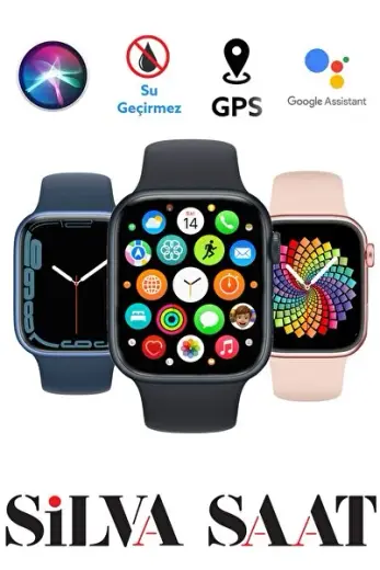 MG37 Akıllı Saat iOS Android Kablosuz Şarj Siyah