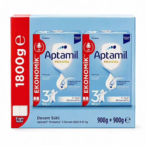 Aptamil Pronutra 3 Devam Sütü 900 gr (2x900 gr)