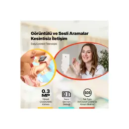 Ttec Kidi GPS 4G Sim Kartlı Akıllı Çocuk Saati Balerin Pembesi 2KSW02 8