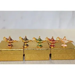evimdeyokyok Evimdeyokyok Mineli Metal Alaatin Lambası Alk3837 T20