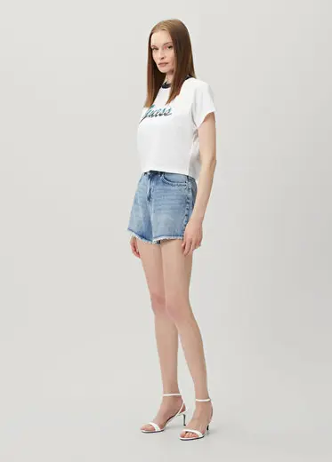 Relaxed Fit Mavi Denim Şort