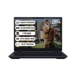 HP HyperX OMEN 15 D2QD2EA Intel Core i5 14450HX 24 GB 1 TB SSD RTX5050-8 GB Freedos 15.3" WUXGA 165Hz Taşınabilir Bilgisayar 8