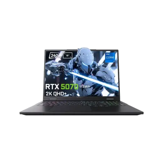 Thunderobot RZ16 Intel Core i7-14700HX 64GB DDR5 2TB SSD RTX 5070 8GB 115W 16 inç 2K QHD+ 240Hz FreeDos Gaming Laptop (RZ16-i7147HX57E1Q240RBv2)