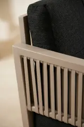 Upstyle Lido Bahçe & Balkon Oturma Takımı Siyah 3