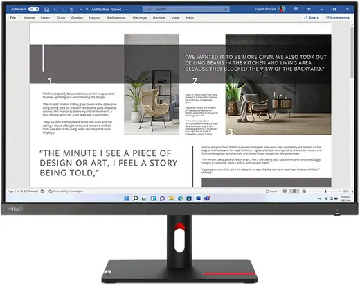 Lenovo ThinkVision S27i-30 63DFKAT4TK 27" 100Hz 4Ms VGA+HDMI FullHD IPS Vesa Monitör
