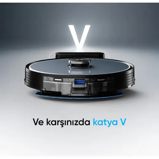 Şımart katya V Akıllı Robot Süpürge 15000PA Güçlü Emiş Gücü 6400 MAH Yüksek Batarya