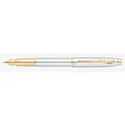 Sheaffer 9340-0 100 Serisi Dk (M) Parlak Krom Altın