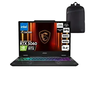 MSI Cyborg 15 i7-13620H 15.6 inç 32 GB RAM DDR5 4 TB SSD 8 GB-GDDR7-55W FHD W10Pro - Sırt Çantası B13WFKG-495XTRHMF45