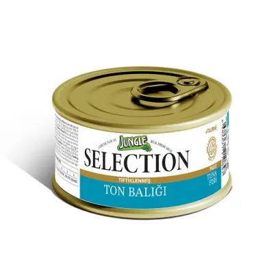 Jungle Selection Tiftiklenmiş Ton Balıklı Kedi Konservesi 70gr