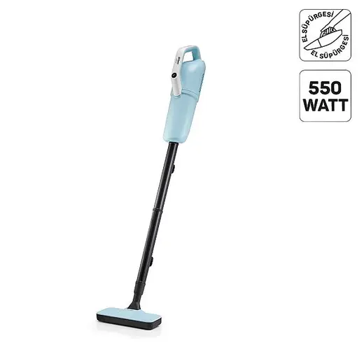 AR4087 Gırgır 2’si1 Arada 550W Dikey Elektrikli Süpürge, El Süpürgesi Özellikli, Yıkanabilir Filtre