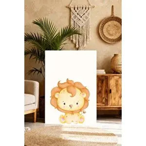 Mgi Design Estetik Çocuk Odası Tablosu Skandinav Tarzı Kanvas Tablo Çalışma Odası Sanatı | Modern Duvar Dekoru | Salon, Yatak Odası Ve Ofis İçin | Sanatsal Ev Dekorasyonu 80x120 cm
