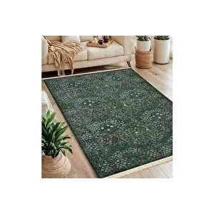 Vivense Çitir Çi̇çek Baskili Dokuma Taban Hali, 143 Yng, 80x150 Cm