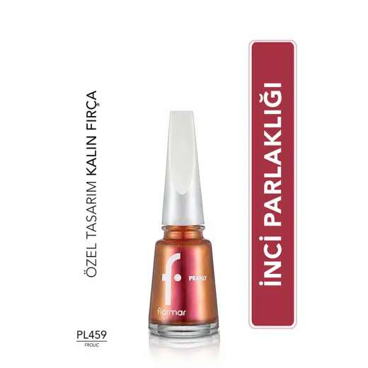 Flormar Pearly Yoğun Pigmentli ve Sedef Yansımalı Oje 459 Frolic