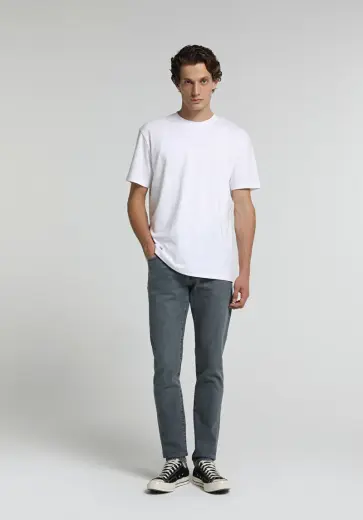 Slim Fit Erkek Mid İndigo Denim Jean Pantolon