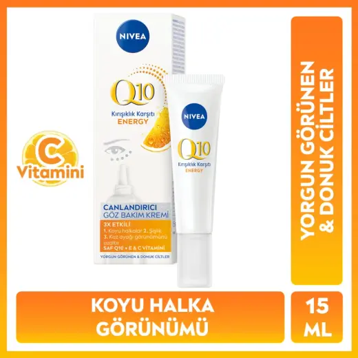 Nivea Q10 Energy C Vitamini Canlandırıcı Göz Bakım Kremi 15 ml