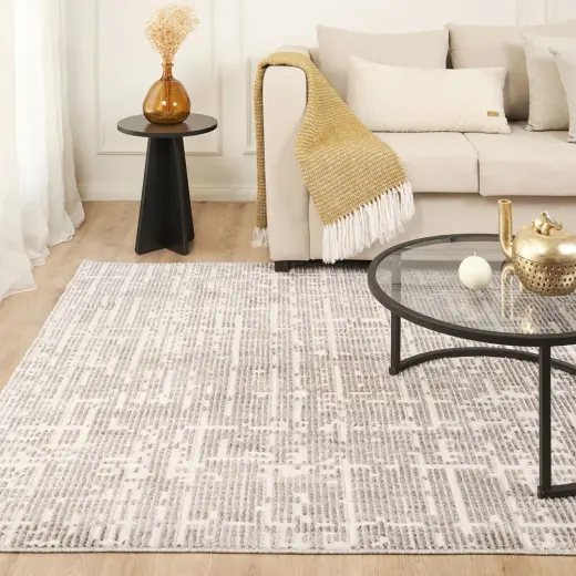 Kaşmir Halı 7/24 İskandinav Sten Gri 50x80 cm
