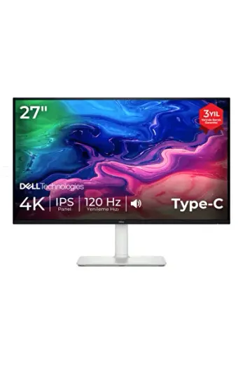 27 Plus S2725QC 27 inç 120Hz 4ms 4K UHD FreeSync Premium IPS Pivot Monitör