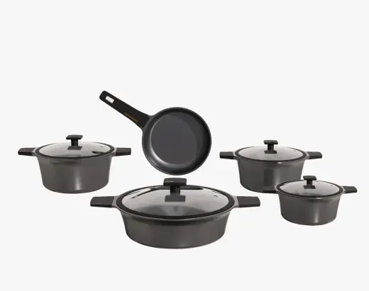 Pierre Cardin Inoxia Gri 9 Parça Tencere Seti